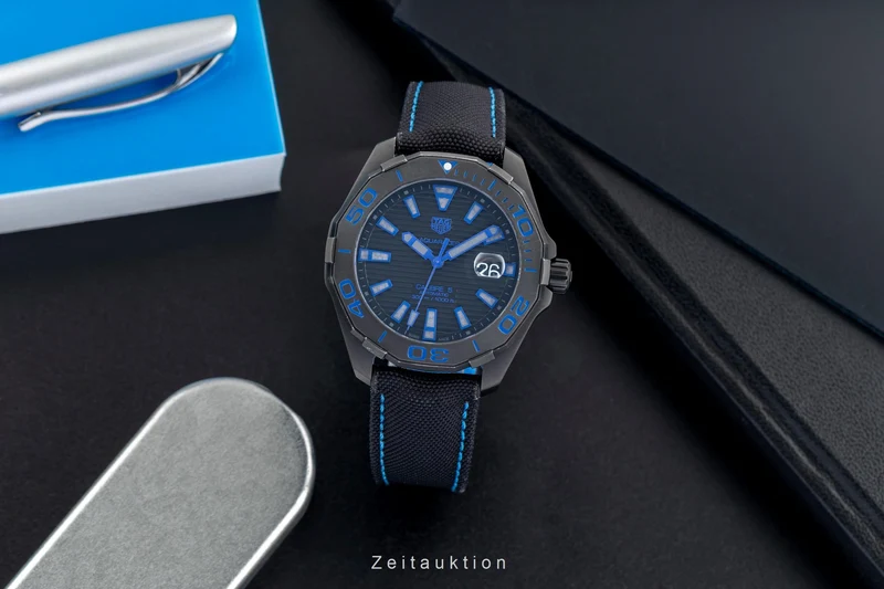 Tag Heuer Aquaracer titanium automatic men's watch WAY208B.FC6382 LP: 3150EUR [2504637]