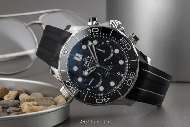 Omega Seamaster chronograph steel automatic men's watch 210.32.44.51.01.001 LP: 9000EUR [2503831]