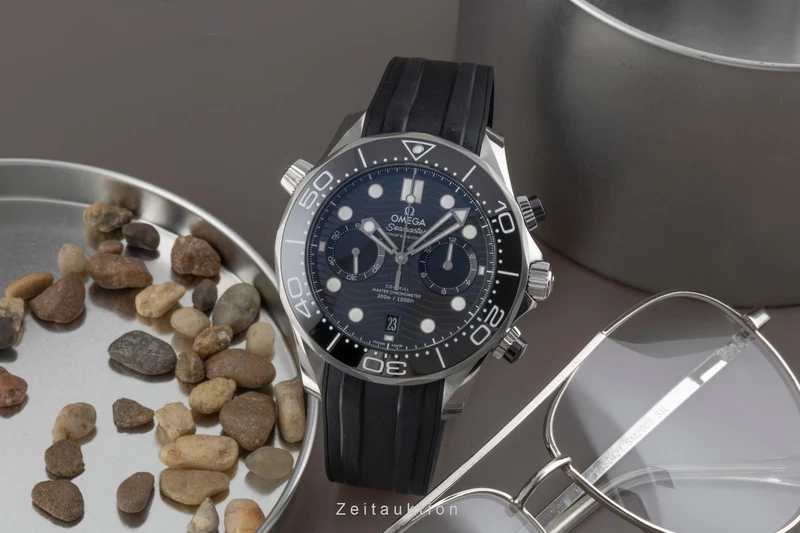Omega Seamaster chronograph steel automatic men's watch 210.32.44.51.01.001 LP: 9000EUR [2503831]