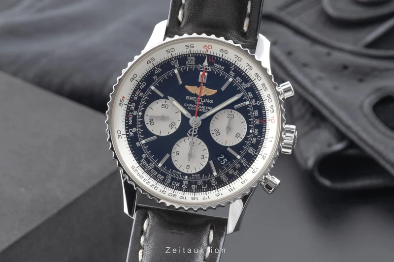 Breitling Navitimer 01 chronograph steel automatic men's watch AB012012/BB01 LP: 9300EUR [2504710]