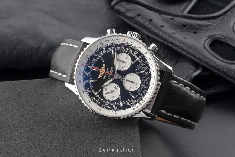 Breitling Navitimer 01 chronograph steel automatic men's watch AB012012/BB01 LP: 9300EUR [2504710]