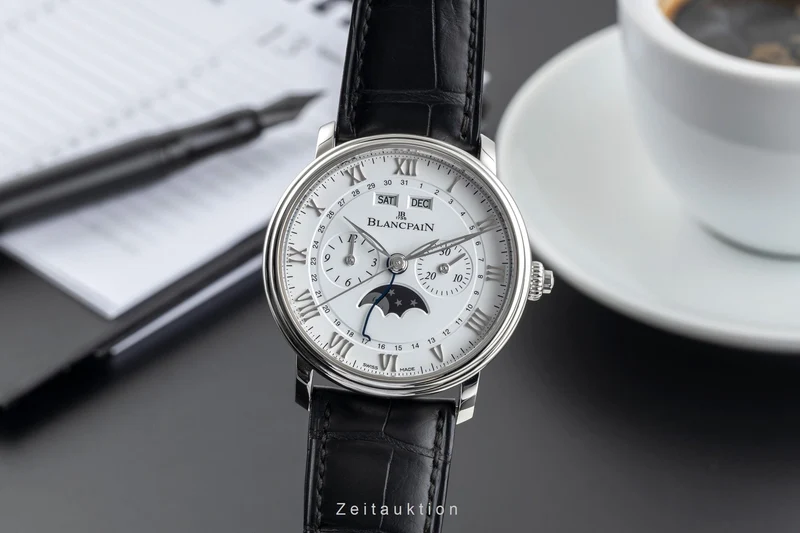 Blancpain Villeret chronograph steel automatic men's watch 6685-1127-55B [2504527]