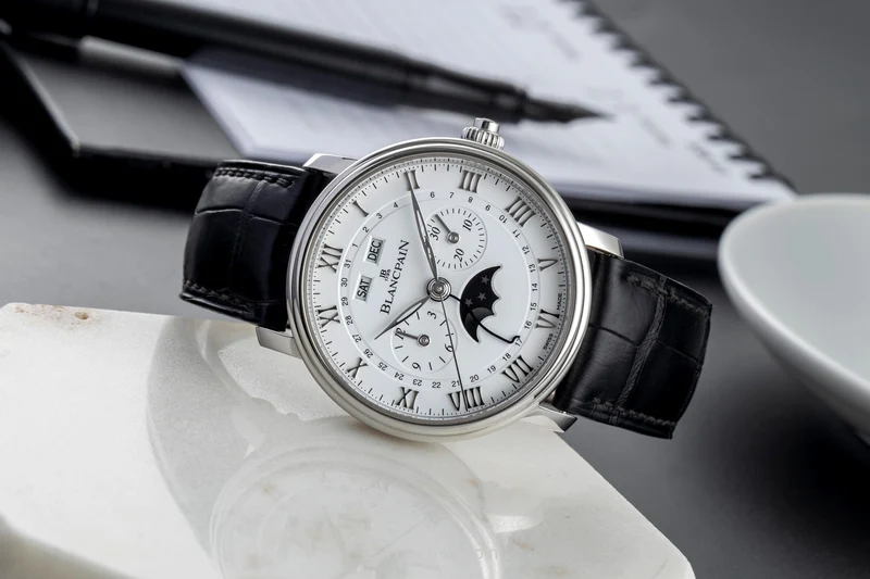 Blancpain Villeret chronograph steel automatic men's watch 6685-1127-55B [2504527]