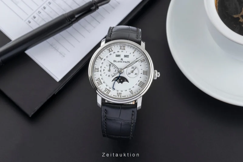 Blancpain Villeret chronograph steel automatic men's watch 6685-1127-55B [2504527]