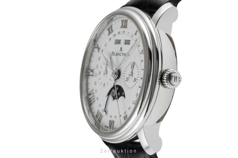Blancpain Villeret chronograph steel automatic men's watch 6685-1127-55B [2504527]