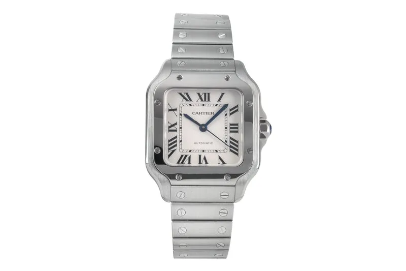 Cartier Santos steel automatic men's watch WSSA0010 LP: 8050EUR [2504679]