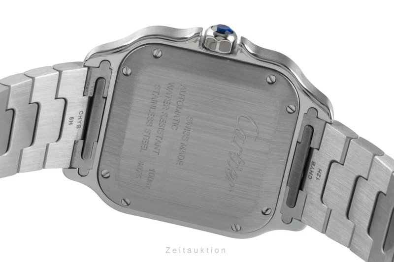 Cartier Santos steel automatic men's watch WSSA0010 LP: 8050EUR [2504679]