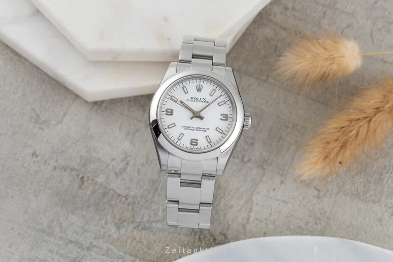 Rolex Oyster Perpetual steel automatic women's watch 177200 [2503535]