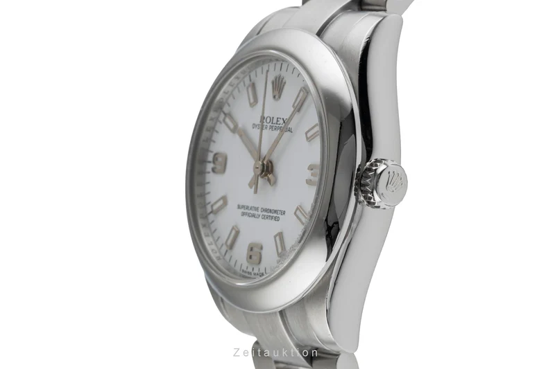 Rolex Oyster Perpetual steel automatic women's watch 177200 [2503535]