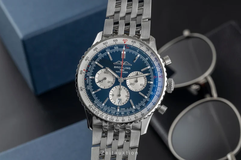 Breitling Navitimer 01 46 chronograph steel automatic men's watch AB0137 LP: 9650EUR [2503098]