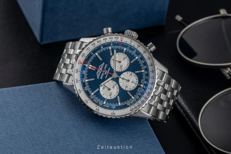 Breitling Navitimer 01 46 chronograph steel automatic men's watch AB0137 LP: 9650EUR [2503098]