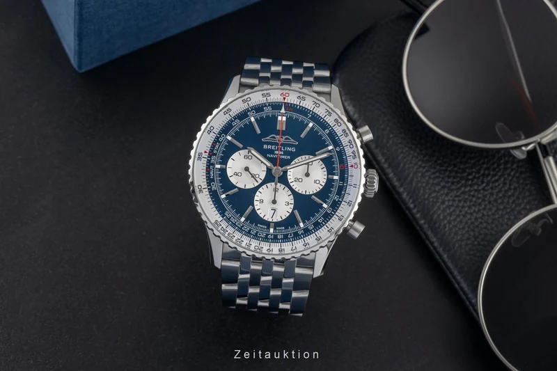 Breitling Navitimer 01 46 chronograph steel automatic men's watch AB0137 LP: 9650EUR [2503098]