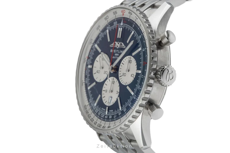 Breitling Navitimer 01 46 chronograph steel automatic men's watch AB0137 LP: 9650EUR [2503098]