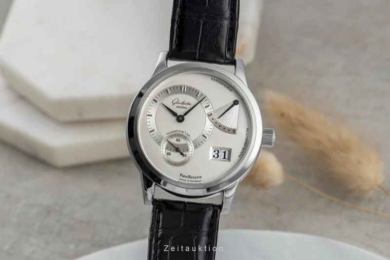 Glashütte PanoReserve steel manual winding men's watch 65-01-02-02-04 [2503632]