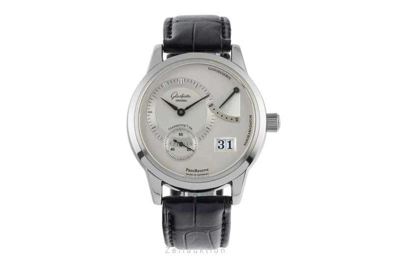 Glashütte PanoReserve steel manual winding men's watch 65-01-02-02-04 [2503632]