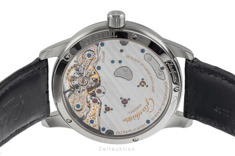 Glashütte PanoReserve steel manual winding men's watch 65-01-02-02-04 [2503632]