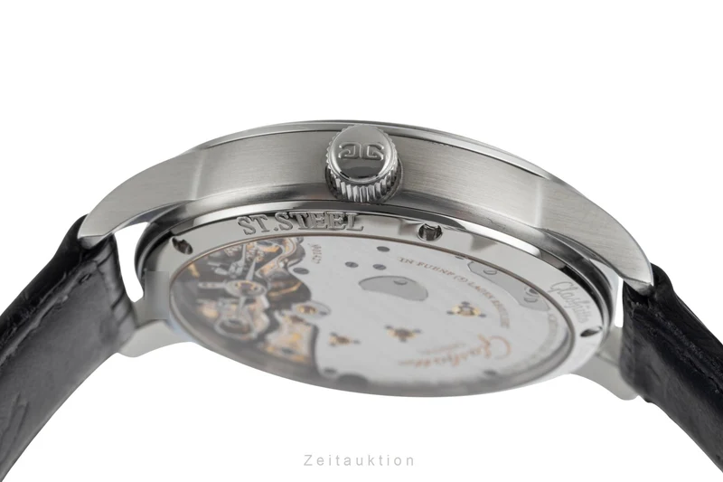 Glashütte PanoReserve steel manual winding men's watch 65-01-02-02-04 [2503632]