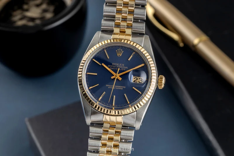 Rolex Datejust steel / gold automatic men's watch 16013 [2503491]