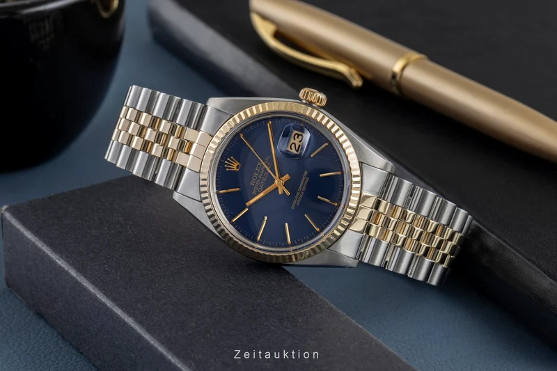 Rolex Datejust steel / gold automatic men's watch 16013 [2503491]