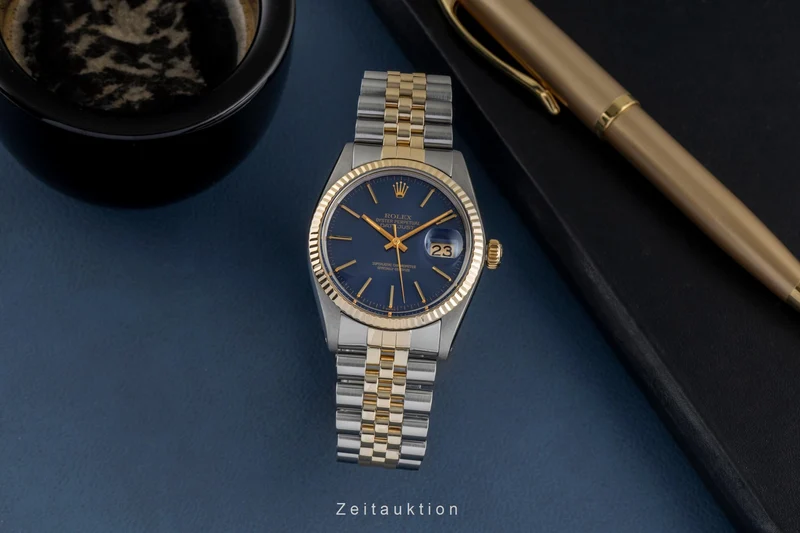Rolex Datejust steel / gold automatic men's watch 16013 [2503491]