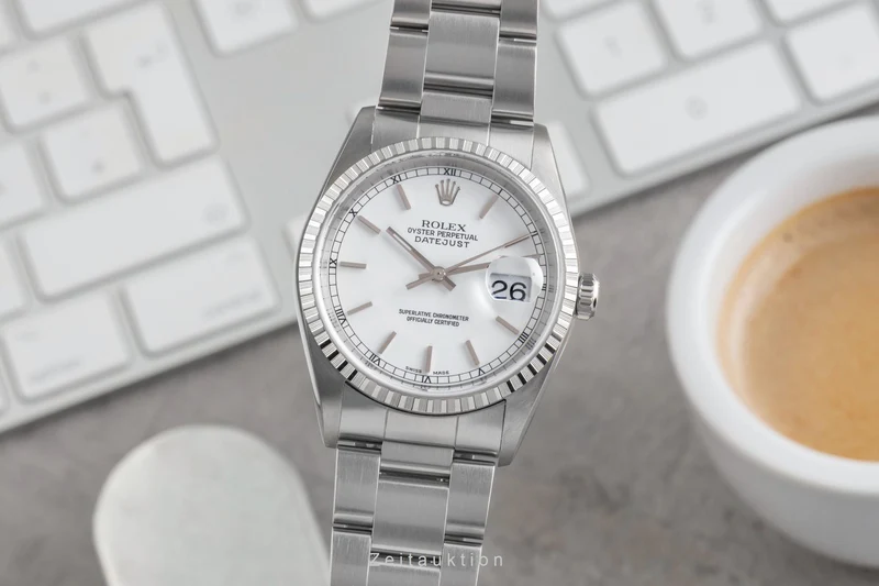 Rolex Datejust steel automatic men's watch 16220 [2504295]