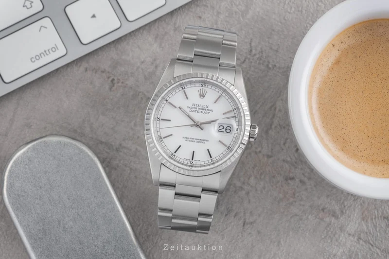 Rolex Datejust steel automatic men's watch 16220 [2504295]