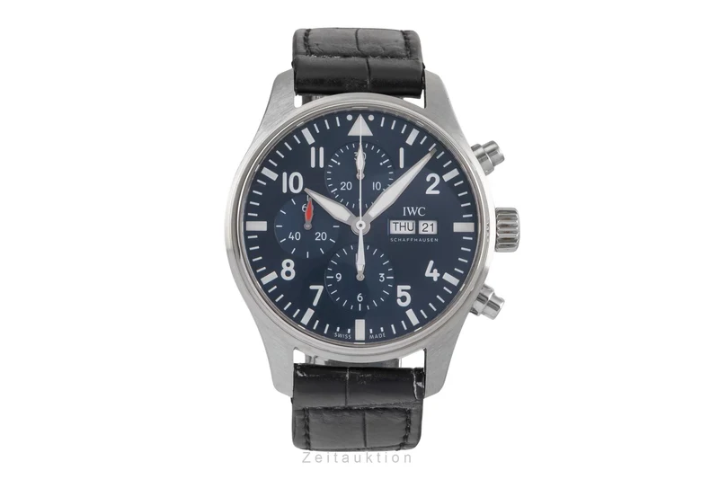 IWC Pilot chronograph steel automatic men's watch IW377714 LP: 7800EUR [2504471]