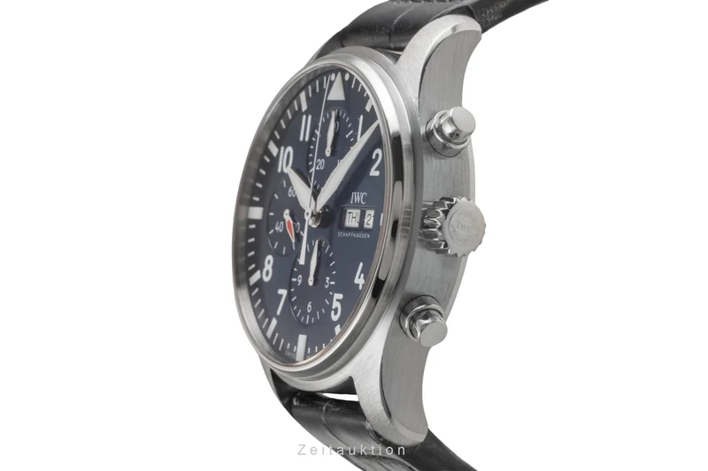 IWC Pilot chronograph steel automatic men's watch IW377714 LP: 7800EUR [2504471]