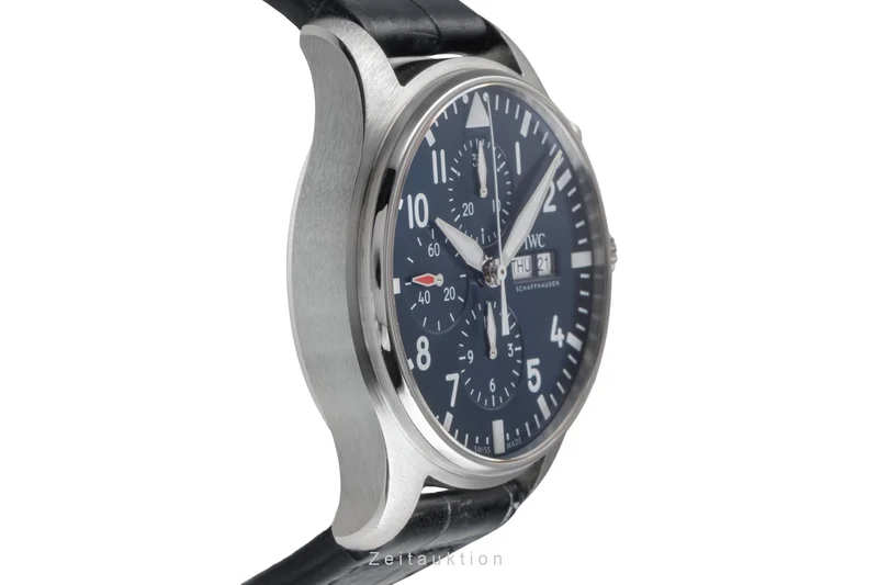 IWC Pilot chronograph steel automatic men's watch IW377714 LP: 7800EUR [2504471]