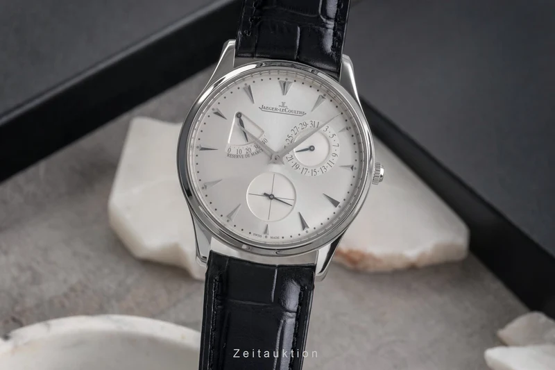 Jaeger LeCoultre Master Ultra Thin steel automatic men's watch Q1378420 176.8.38.S LP: 10800EUR [2504593]