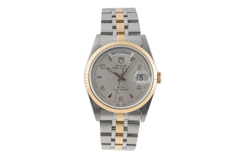 Tudor Date-Day steel / gold automatic men's watch 76213 [2503645]