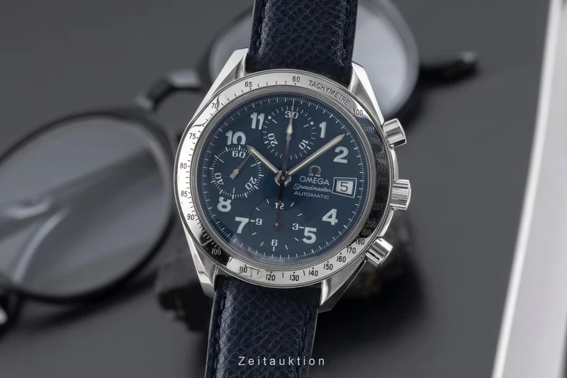 Omega Speedmaster Date chronograph steel automatic men's watch 3513.82.00 LP: 5700EUR [2504035]