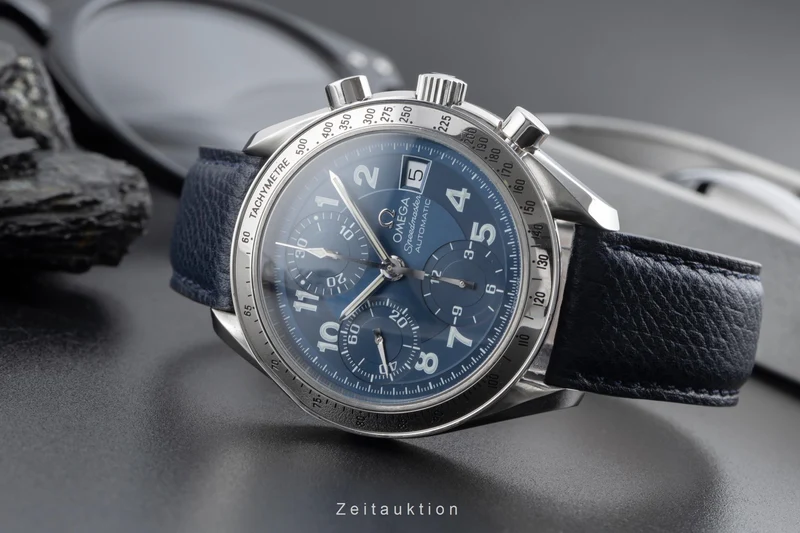 Omega Speedmaster Date chronograph steel automatic men's watch 3513.82.00 LP: 5700EUR [2504035]
