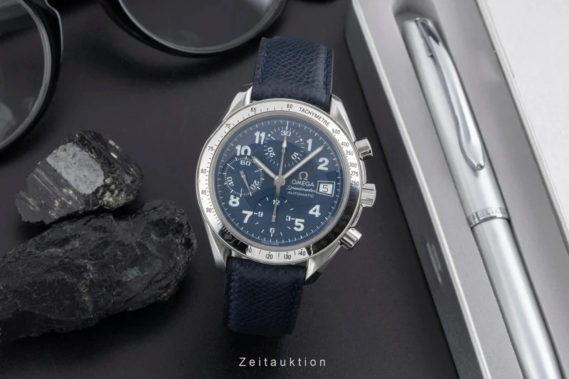 Omega Speedmaster Date chronograph steel automatic men's watch 3513.82.00 LP: 5700EUR [2504035]