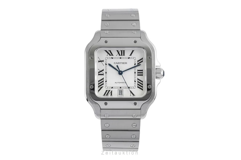 Cartier Santos steel automatic men's watch WSSA0018 LP: 8850EUR [2504502]