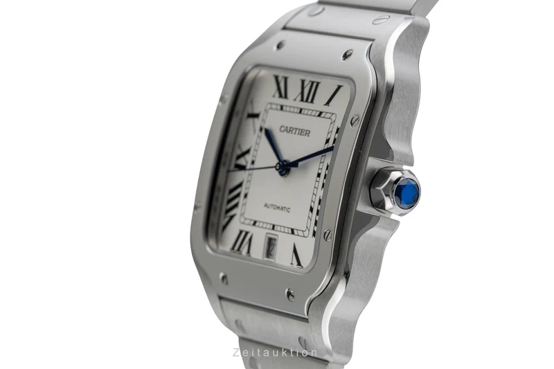 Cartier Santos steel automatic men's watch WSSA0018 LP: 8850EUR [2504502]