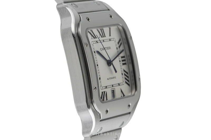 Cartier Santos steel automatic men's watch WSSA0018 LP: 8850EUR [2504502]