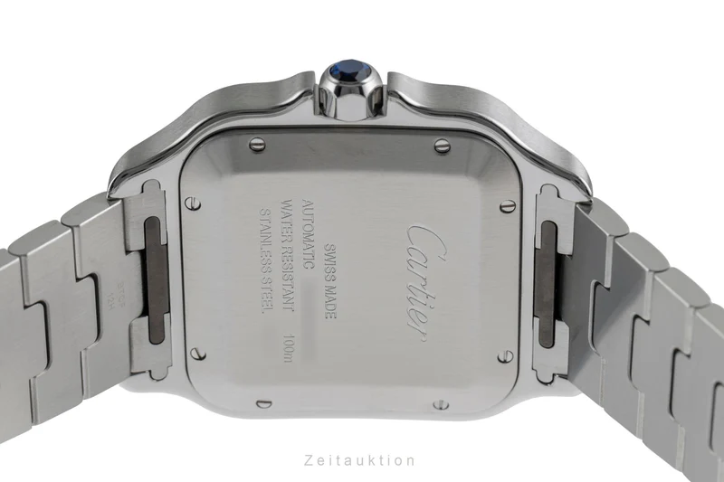 Cartier Santos steel automatic men's watch WSSA0018 LP: 8850EUR [2504502]