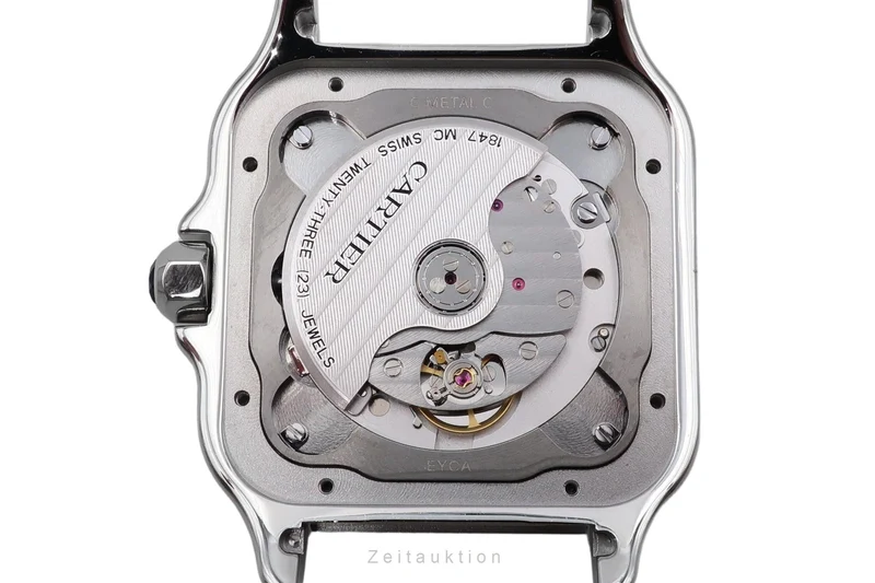 Cartier Santos steel automatic men's watch WSSA0018 LP: 8850EUR [2504502]