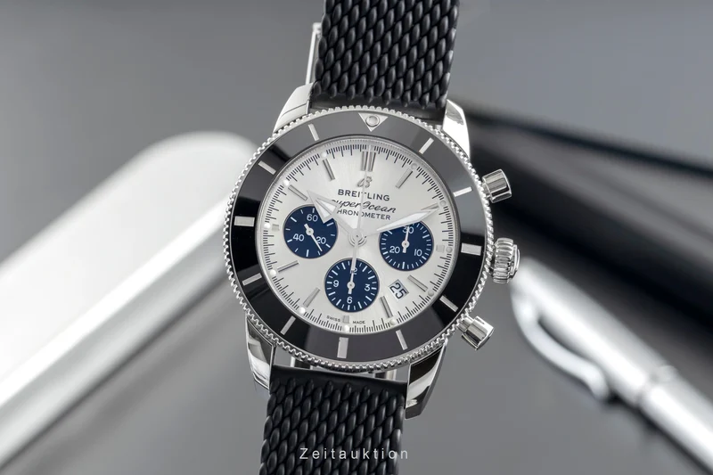 Breitling Superocean chronograph steel automatic men's watch AB0162121G1S1 LP: 8500EUR [2504581]