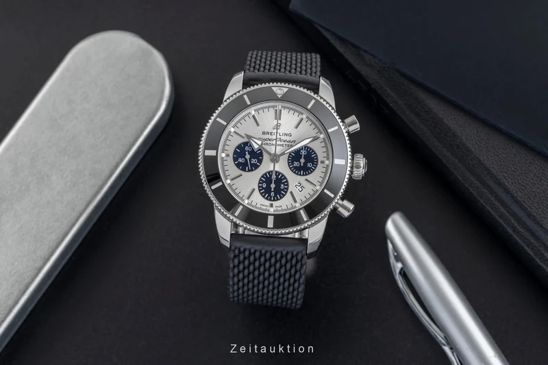 Breitling Superocean chronograph steel automatic men's watch AB0162121G1S1 LP: 8500EUR [2504581]