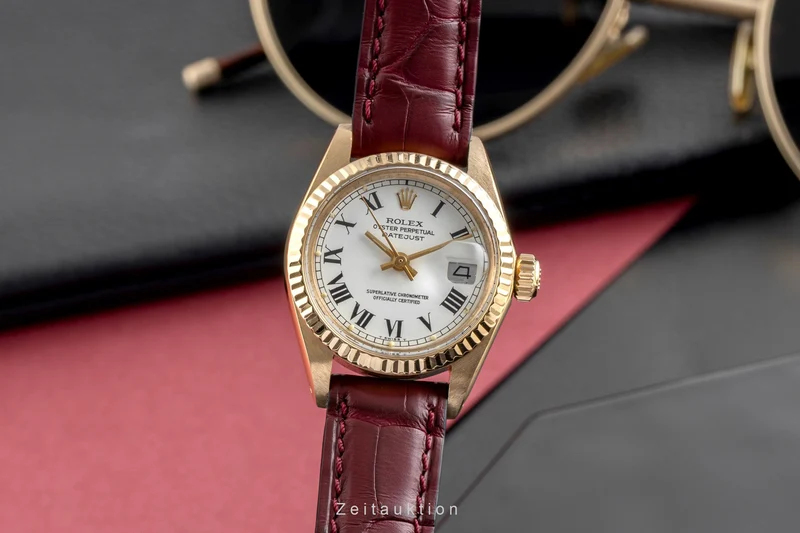 Rolex Lady Datejust 18 ct gold automatic women's watch 6917 Vintage [2503521]