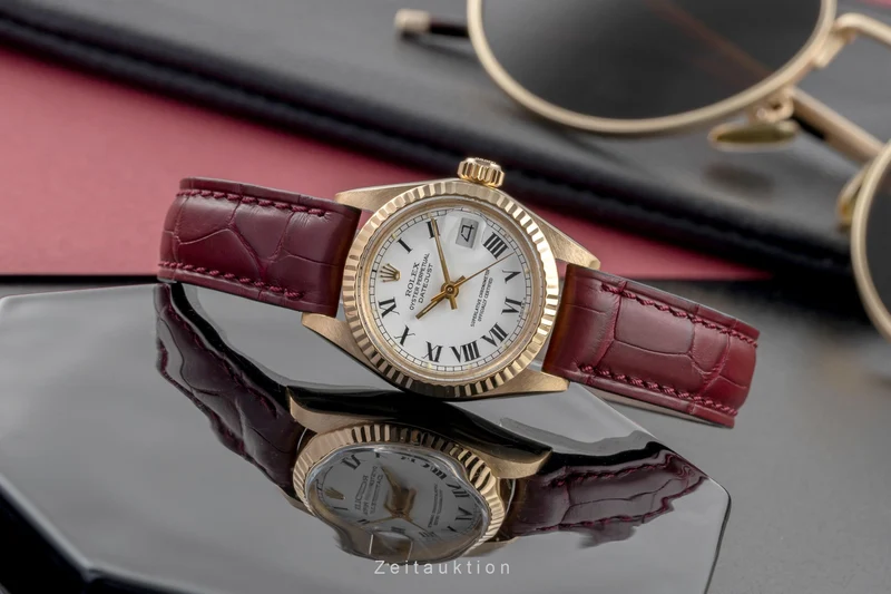 Rolex Lady Datejust 18 ct gold automatic women's watch 6917 Vintage [2503521]