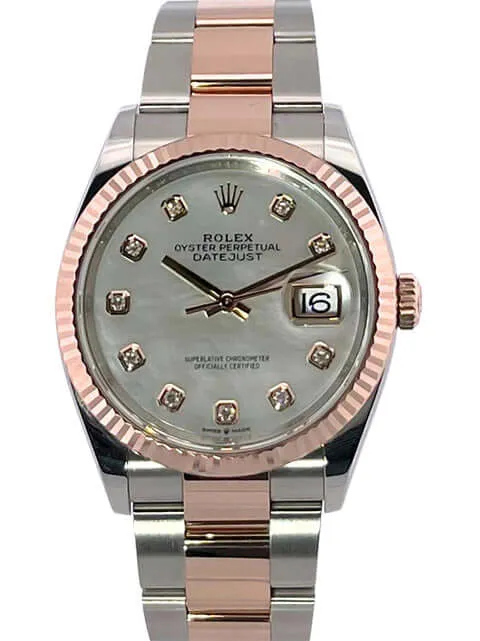 Rolex Datejust 36 126231 Perlmutt Diamant