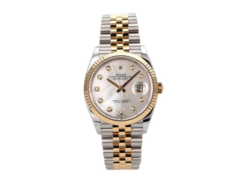 Rolex Datejust 36 126233 Perlmutt Diamant Jubile-Band
