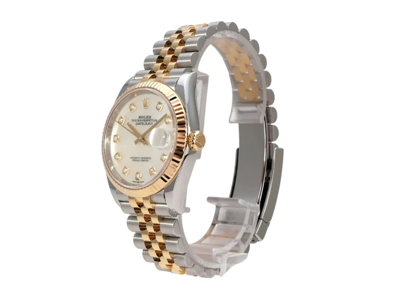 Rolex Datejust 36 126233 Perlmutt Diamant Jubile-Band