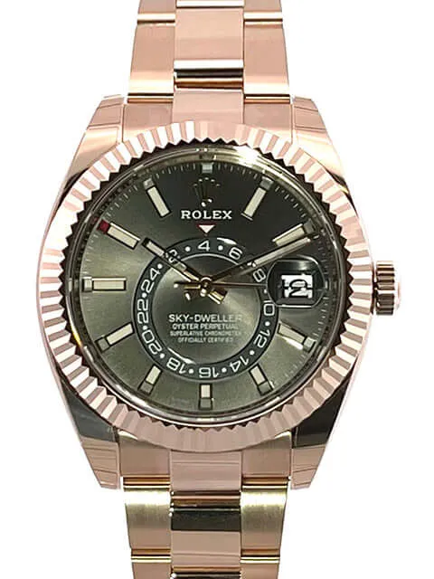 Rolex Sky-Dweller 326935 Everose-Gold Rhodium