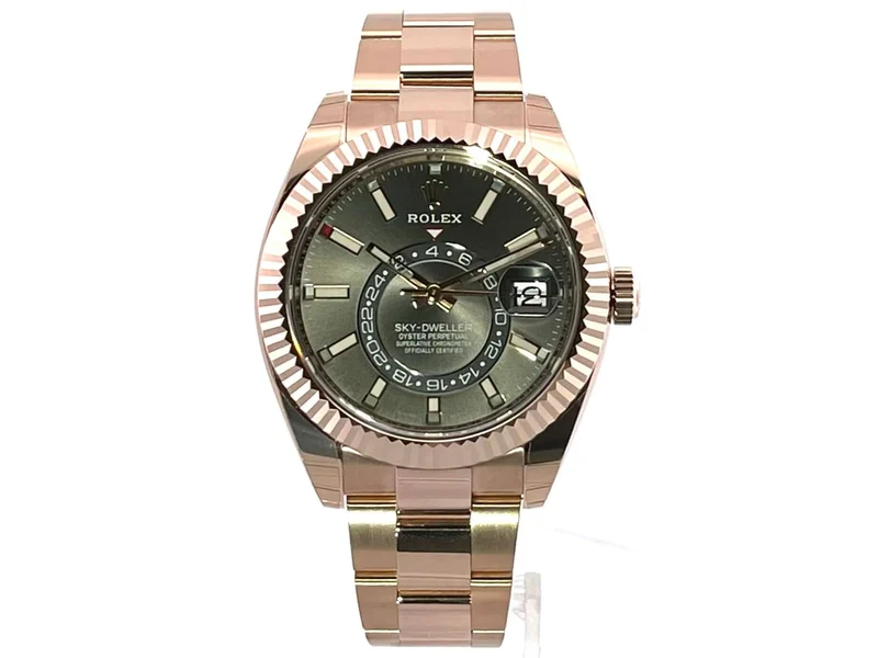 Rolex Sky-Dweller 326935 Everose-Gold Rhodium