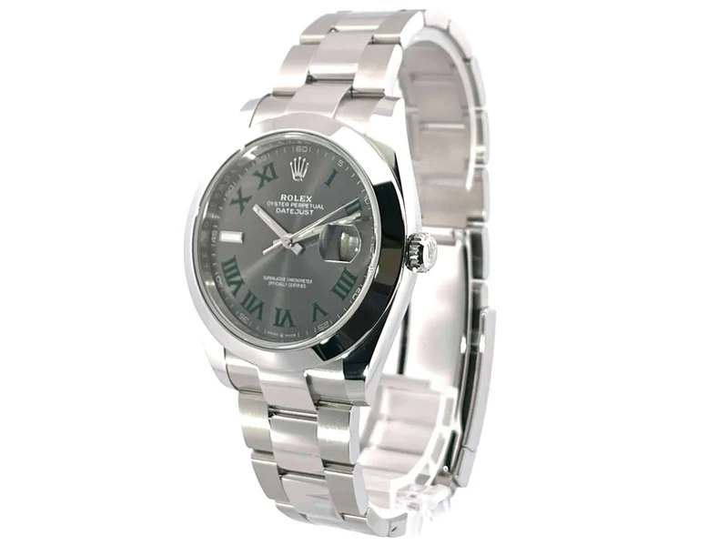 Rolex Datejust 41 Edelstahl 126300 Rhodium Römisch