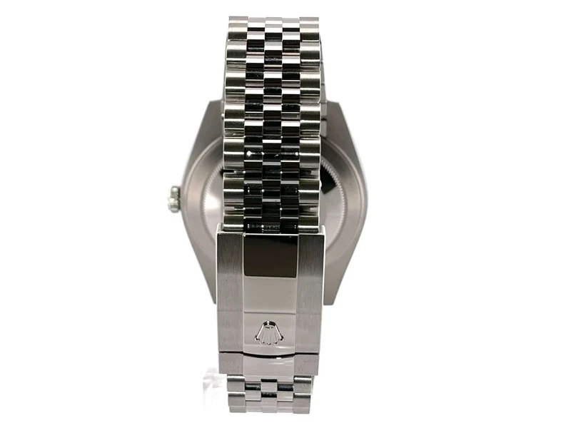 Rolex Datejust 41 Edelstahl Weißgold 126334 Rhodium Römisch Jubile-Band